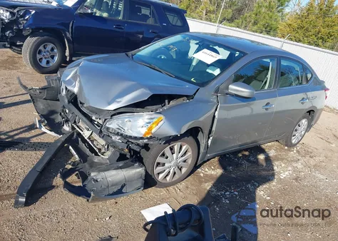 2014 Nissan Sentra S from USA, damaged, VIN 3N1AB7APXEY269867